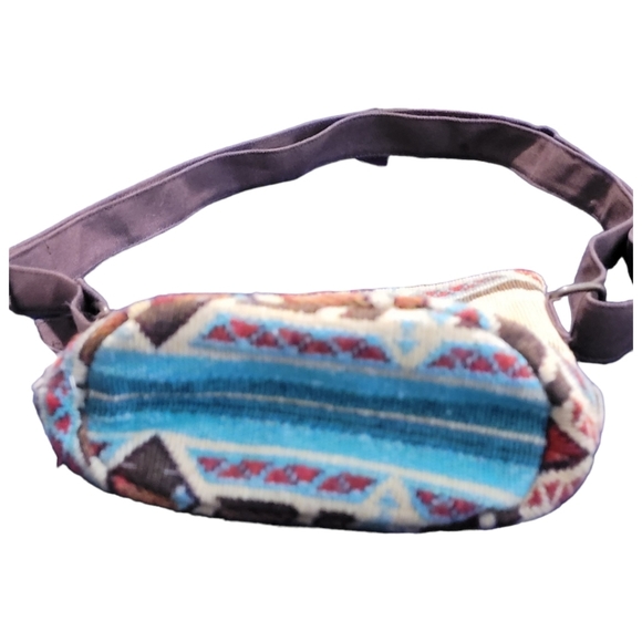 Raa Kha Brand South West Motif Woven Crossbody Handbag - NWT - Picture 4 of 5